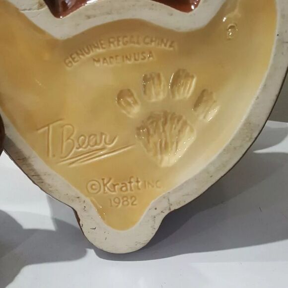 Vintage Regal China Kraft Marshmellow Bear Cookie Jar - Picture 6 of 7